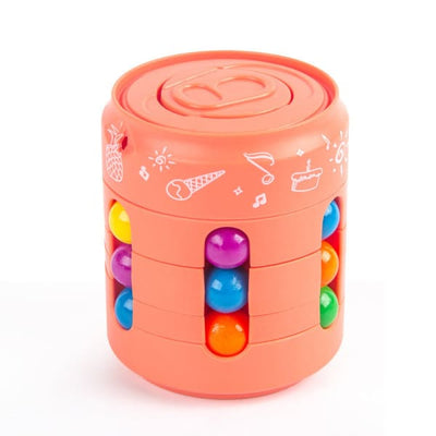 Cube Magic Bean Spinner - Orange - Object anti stress