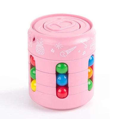 Cube Magic Bean Spinner - Rose - Object anti stress
