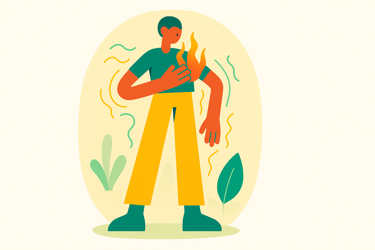 Brûlures sur le corps dû au stress  décryptez les signaux de votre corps