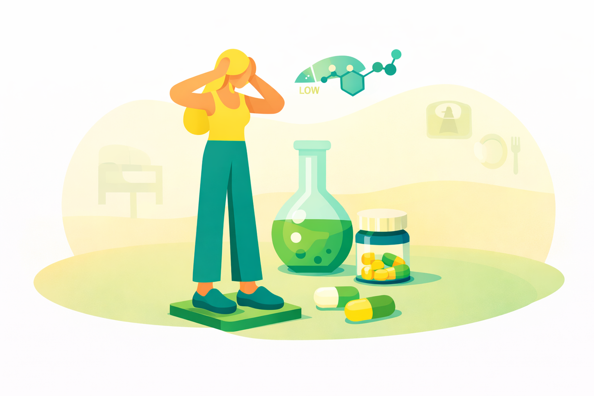 Comment expliquer le lien entre cortisol bas et prise de poids 