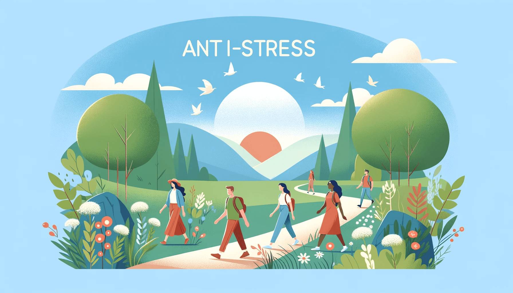 La marche en pleine nature, une bouffée anti-stress