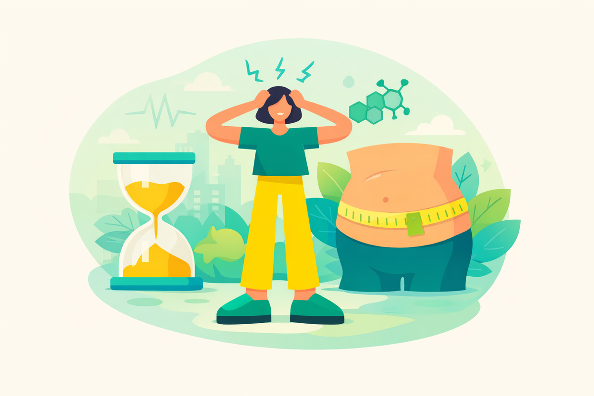 Pourquoi le stress favorise-t-il le cortisol et graisse abdominale ?