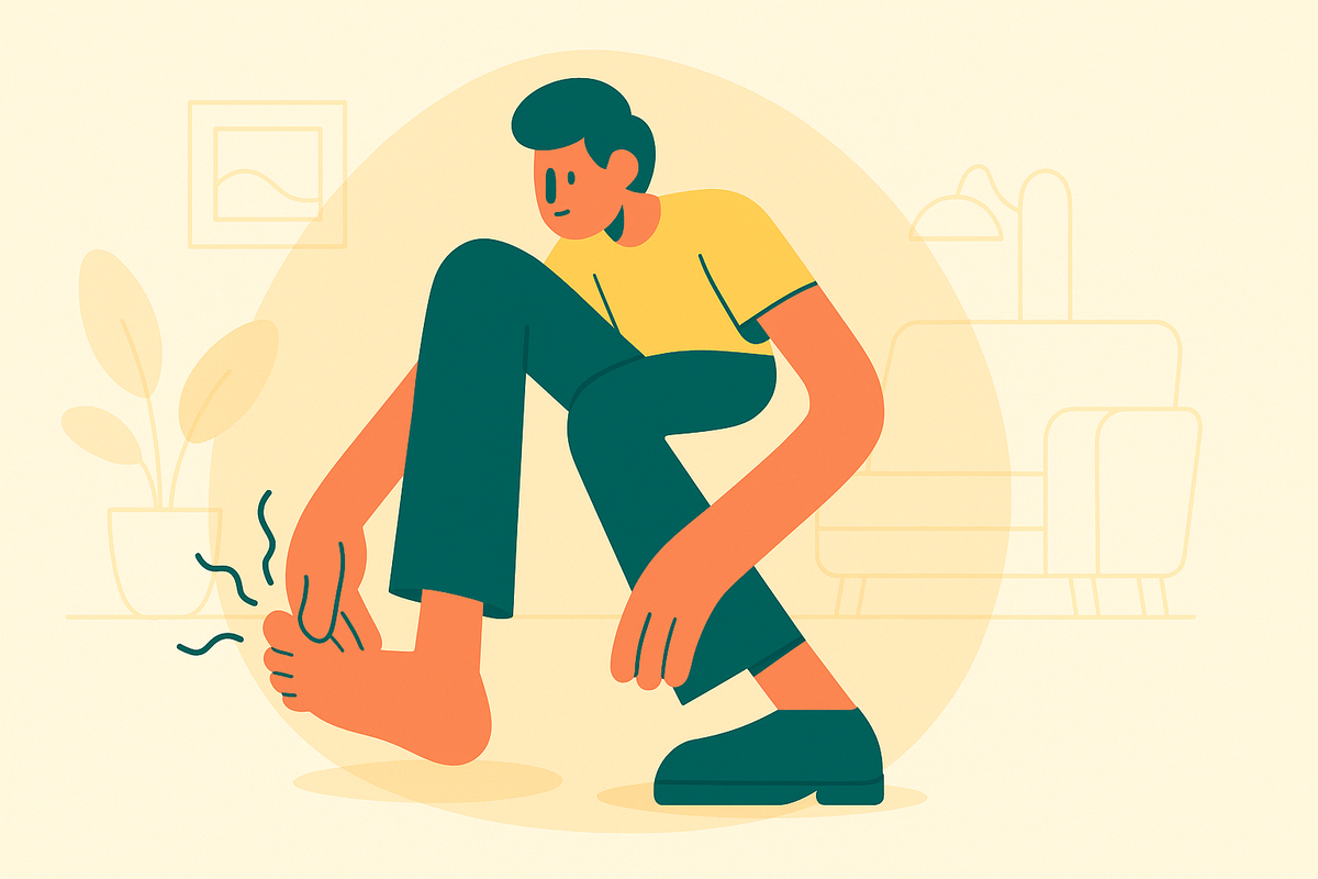 Pourquoi le stress peut engourdir vos orteils (et comment réagir)
