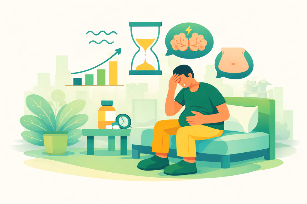 Pourquoi un taux de cortisol élevé provoque-t-il un ventre gonflé ?