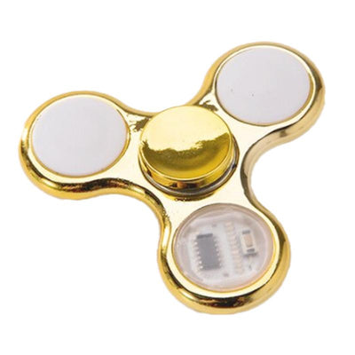 Hand Spinner Brillant à Led Or