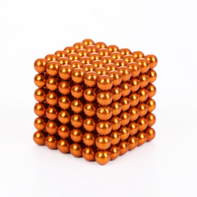 216 Billes Aimantées 5mm orange - neocube orange