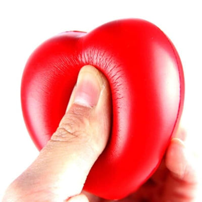 Balle anti-stress en forme de coeur rouge soulage le stress et l'anxiété  cadeau pour les amoureux et la saint valentin -  Canada