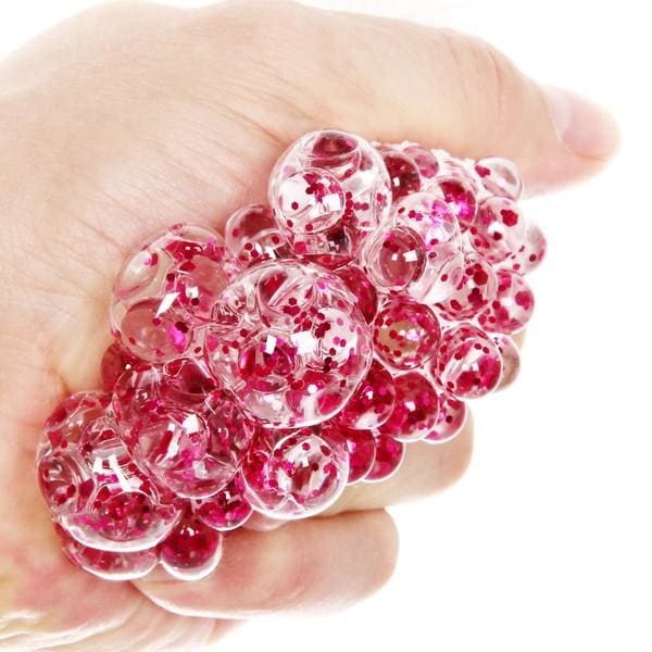 Balle Anti Stress Paillette - Rose - anti stress