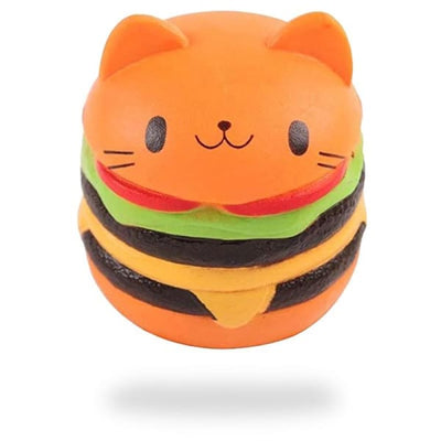 Balle Anti-Stress Squishy Chat Hamburger | Anti Stresss