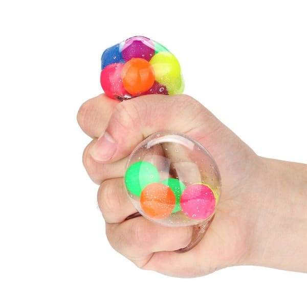 Lot De 4 Balles Anti-Stress Colorées Ainiv - PU Souple 5 Cm - Soulage L'Anxiété Et Le TDAH - Jouet Sensoriel Pour Tous