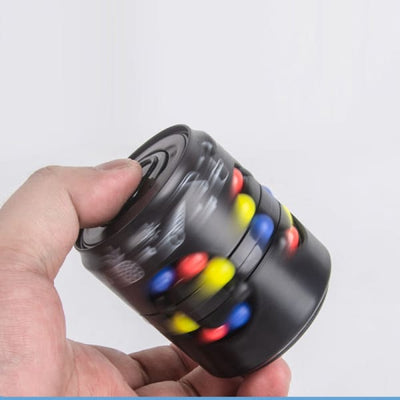 Cube Magic Bean Spinner - Noir - Object anti stress