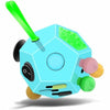 Fidget Cube 12 Faces Bleu - Object anti stress