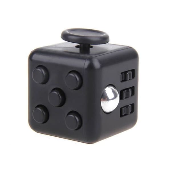 Fidget Cube Zwart - Friemelkube - Jouets anti-stress - Haute sensibilité  - Balle