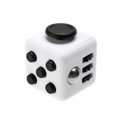 Fidget Cube Blanc et Noir - Object anti stress