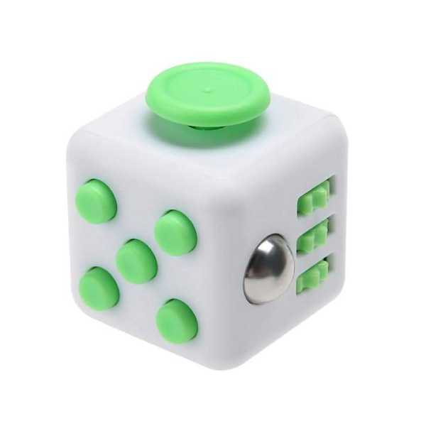 Fidget Cube contre le Stress Vert - Fidget Toys - Balle Anti-Stress -  Jouets - Vert/Noir