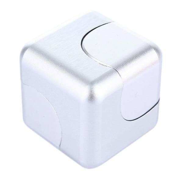 Fidget Cube Spinner Argent - Object anti stress