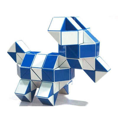 Fidget Snake Cube - Bleu - Object anti stress