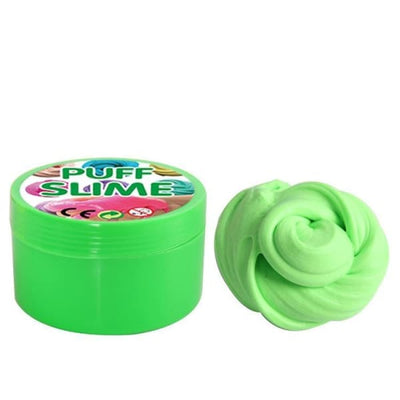 Fluffy Slime Vert - clair - Object anti stress