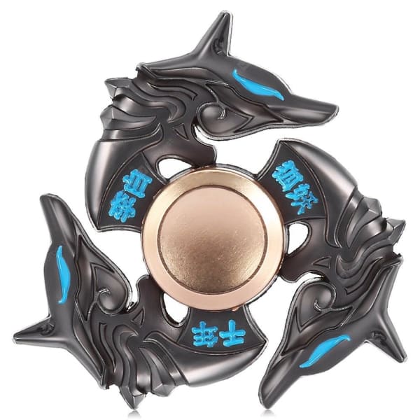 hand spinner loup noir