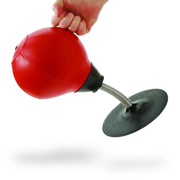 Jeux Anti-Stress / Punching Ball de Bureau - Rouge - Anti 