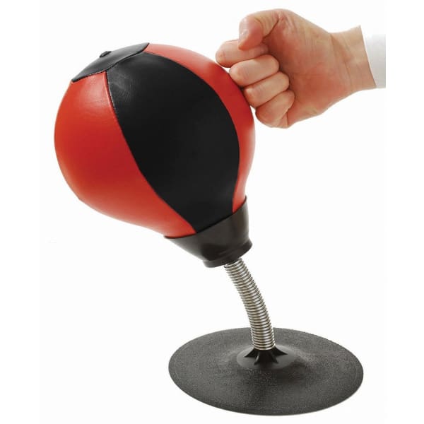 Défouloir de bureau Punchin Ball rouge H 33 cm