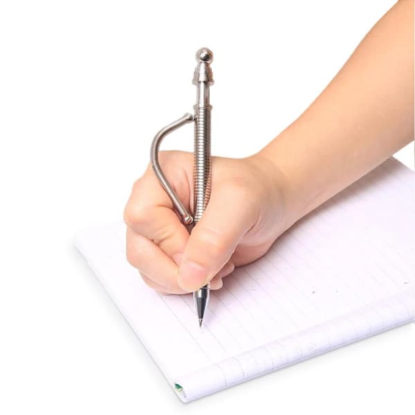 SHENMO Stylo magnétique, stylo à action magnétique, stylo en métal anti- stress, stylo à bille magnétique d'écriture multifonctionnel, stylo à  ressort pour jouets anti-stress créatifs de bureau 