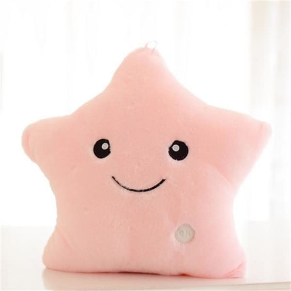 Peluche Kawaii Étoile Lumineuse - Rose - Peluches