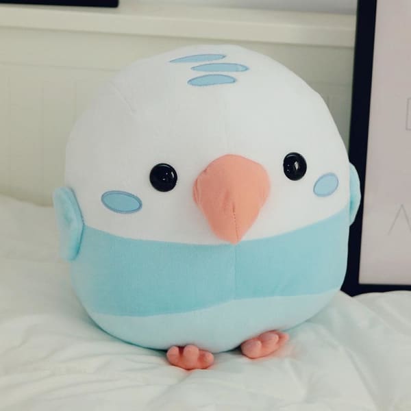 Peluche Kawaii Oiseau - Bleu / 40cm - Peluches