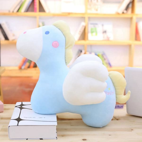 Peluche Kawaii Poney - Bleu / 36cm - Peluches