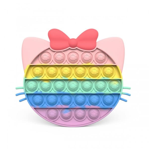 Pop It Tête De Chat - Multicolore - Object anti stress