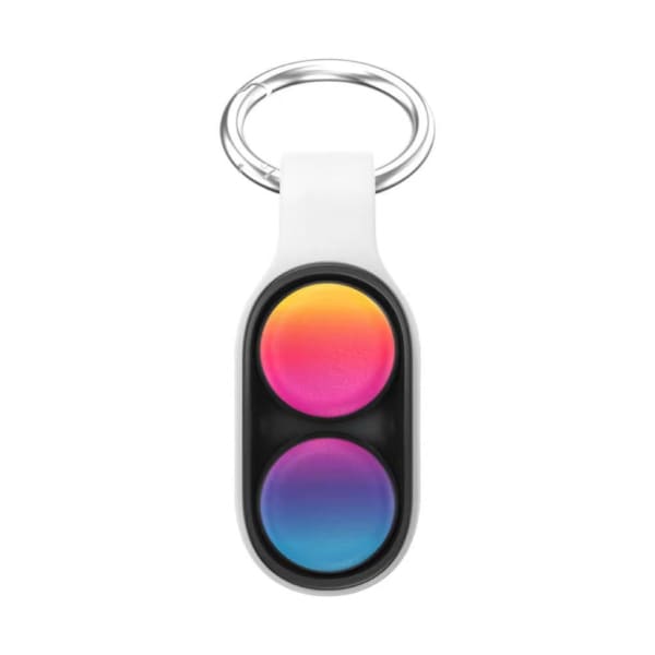 PopPuck - BLANC ORANGE - Object anti stress