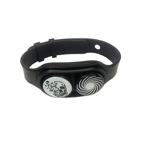 PopPuck - NOIR AVEC BRACELET - Object anti stress