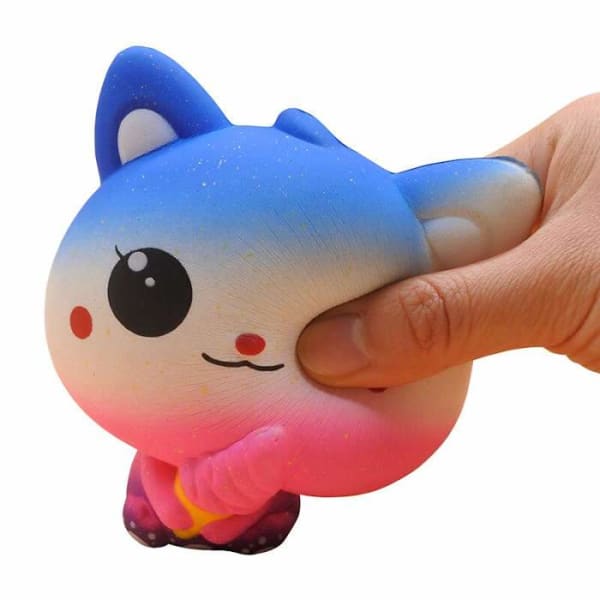 Squishy Chat Multicolore - Galaxy