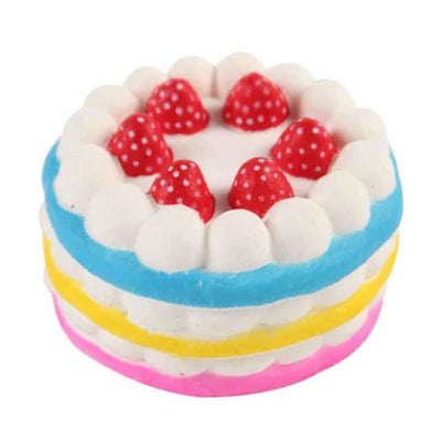 Squishy Gâteau Fraise - Multicolore