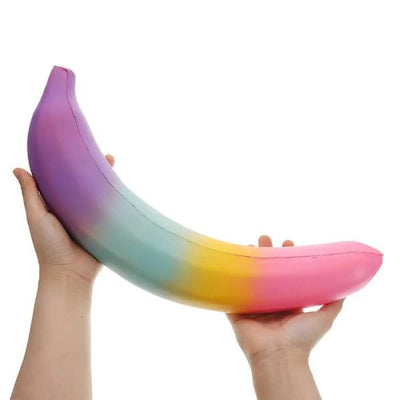 Squishy Géant Banane Multicolore