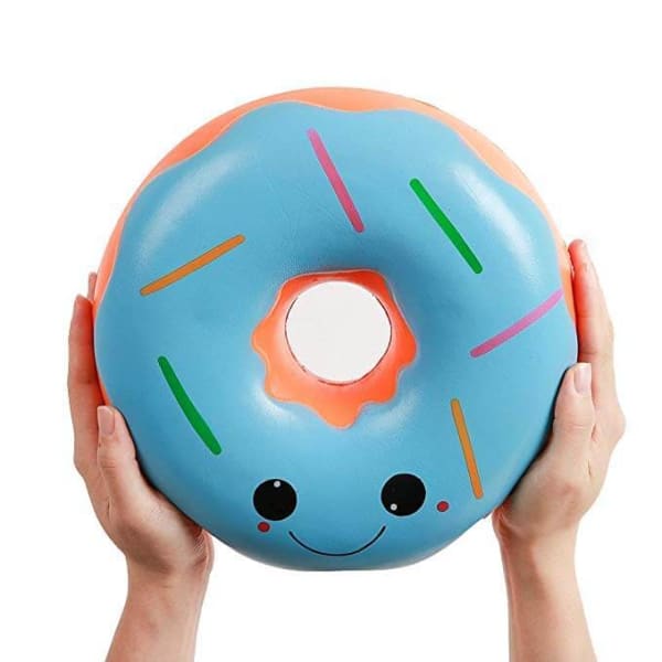 Squishy Géant Donut - Bleu